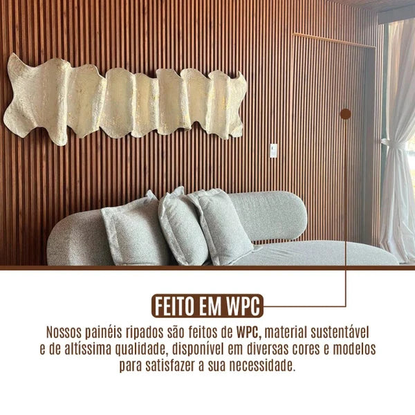 Painel Ripado 270cm x 110cm
