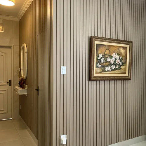 Ripado Duplo 2.44m 1.22m Madeira Mdf Adesivo Painel Barra