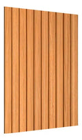 Ripado Duplo 2.44m 1.22m Madeira Mdf Adesivo Painel Barra